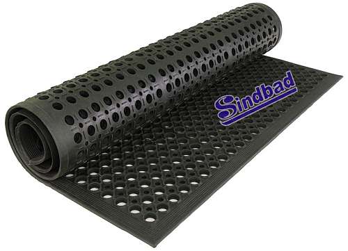 Коврик 90х150см (14мм) REM из резины "Sindbad"