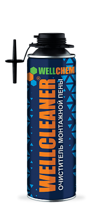 Очиститель монтажной пены WELLCLEANER 650мл