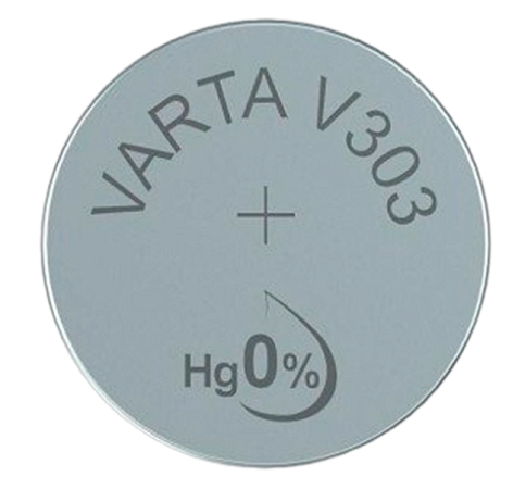 Батарейка часовая Varta 303, SR44SW Silver Oxide 1.55V