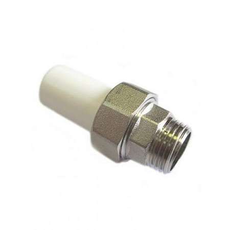 Нипельное соединение полипропиленовое РР-R 25х3/4"штуцер - - - Акция