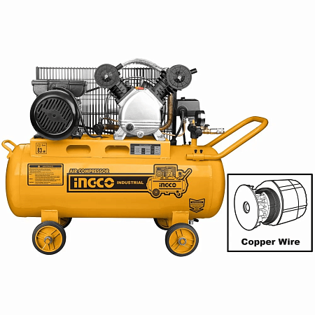 Компрессор 2,2 кВт. 100 лит. INGCO AC1301008 INDUSTRIAL