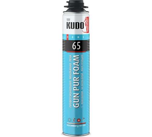 Пена монтажная Kudo Gun 65 зимняя 1000мл/900г 206866