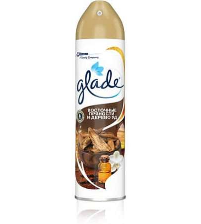 SC J GLADE Освежитель воздуха аэрозоль Восточные пряности и дерево УД, 300мл