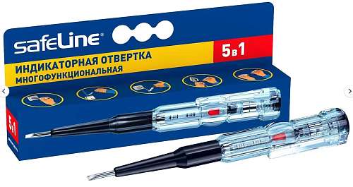 Отвертка- индикатор Safeline MS-18 многофункциональная  11692