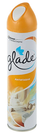 SC J GLADE Освежитель воздуха аэрозоль АНТИТАБАК, 300мл  /683459/