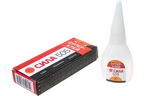 Супер-клей 6гр. пластиковая туба СИЛА 505