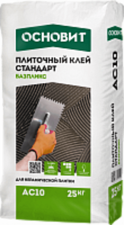 Клей для плитки Основит Базпликс АС10 Стандарт 25 кг