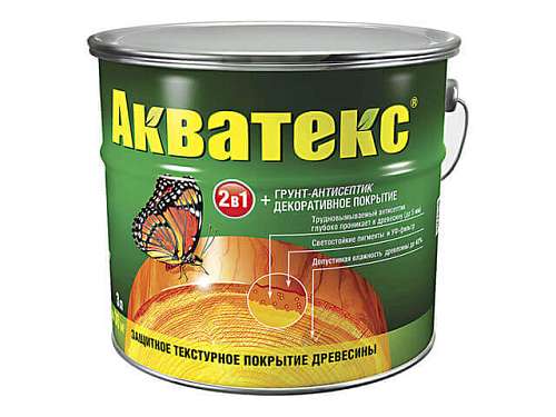 Антисептик для дерева Акватекс 2,7 л. Груша 