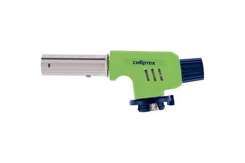 Горелка газовая на бутановый баллон пьезоподжиг Сибртех 91420