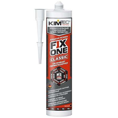 Клей-герметик  Kim Tec Fix One чёрный 290мл 03-04-07