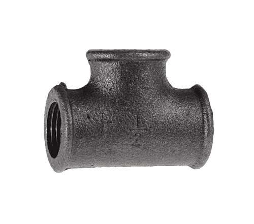 Тройник переходной 3/4"х1/2"х3/4" (20х15х20мм) черный