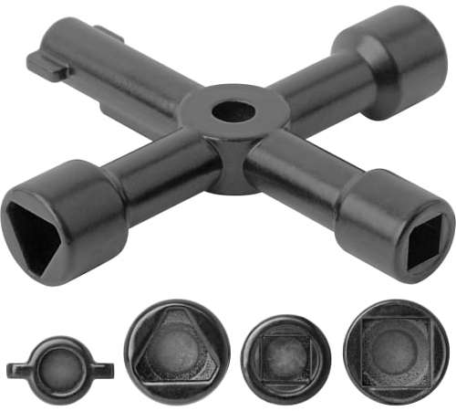 Ключ универсальный для электрошкафов 4-в-1 Fit 60105
