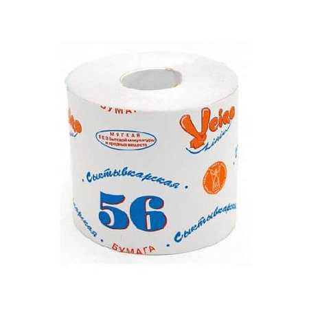 Бумага туалетная "Сыктывкарская 56" (40м ±5%)