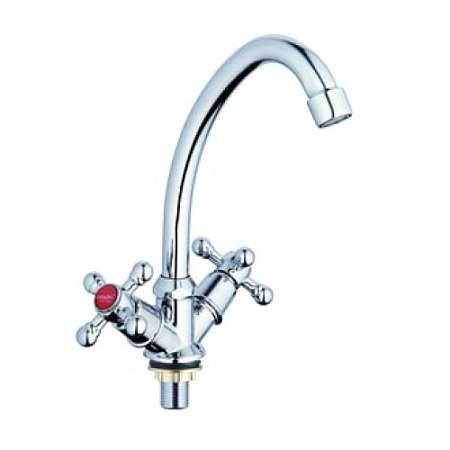 Смеситель ZEGOR для кухни 2-х вентильный DMX4-A605