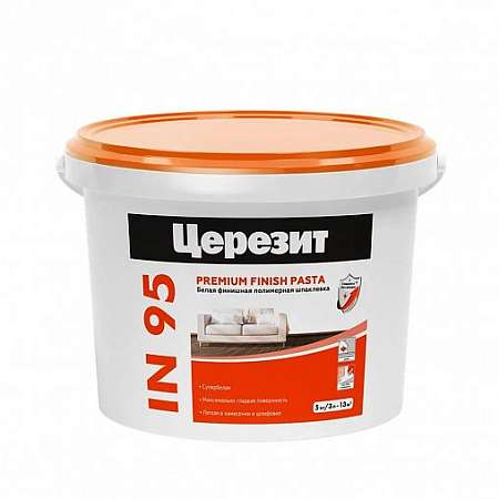 Шпатлёвка Церезит IN 95 полимерная 5 кг