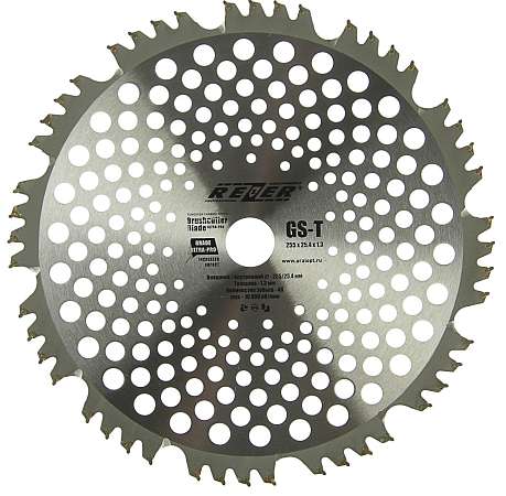 Нож для триммера Rezer GS-T Ultra-Pro, 38 зубьев, 255x25.4x1.3мм  2354907