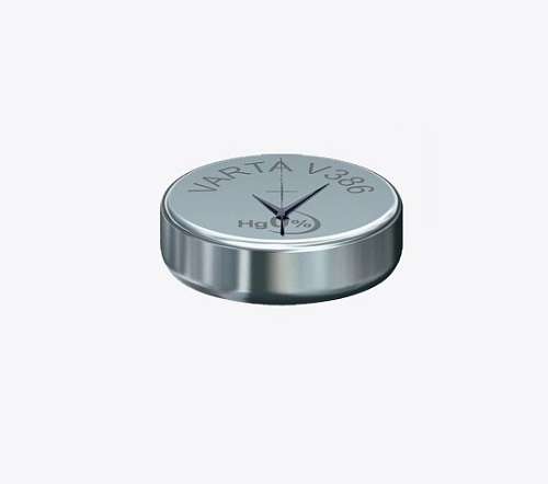 Батарейка часовая Varta 386, SR43W Silver Oxide 1.55V
