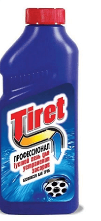 TIRET Профессионал Средство для канализационных труб 500мл