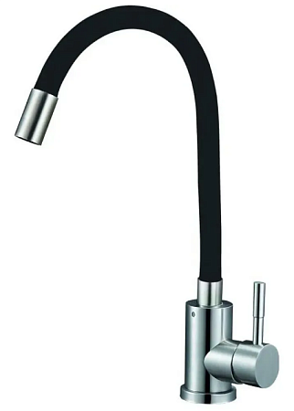 Смеситель Solone для кухни EZA4-F090KB черный гибкий излив