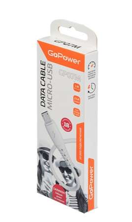  GoPower GP07M USB (m)-microUSB (m) 1.0 2.4A   00-00022797