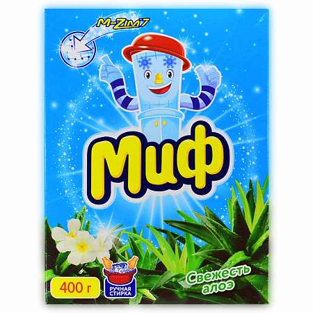 Порошок стиральный "МИФ" автомат 400гр. Свежесть Алоэ
