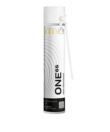 Пена монтажная KRONbuid 850мл ONE 65 бытовая 