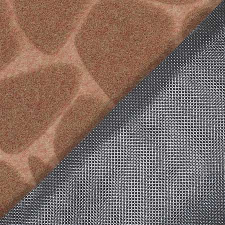 Коврик придверный SunStep Камушки, влаговпитывающий, 40 x 60 см, бежевый