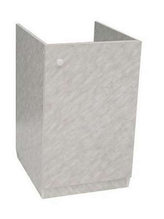 Тумба под мойку 500х600 Белый мрамор 