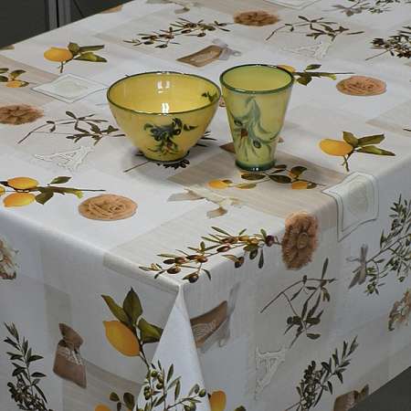 Клеенка Sale & Pepe 140 см арт. 522/1 Греческий лимон