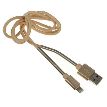 USB кабель Krutoff U3-100i Cloth (1m) золото  /2863587/