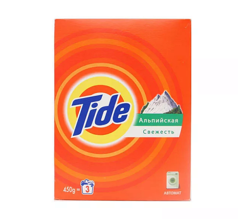Порошок стиральный "Tide" автомат 450гр. Альпийская свежесть