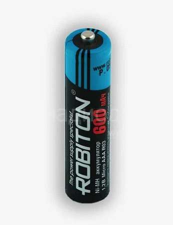 Батарейка аккум. Robiton R03 600mA/h цена за 1шт 08794