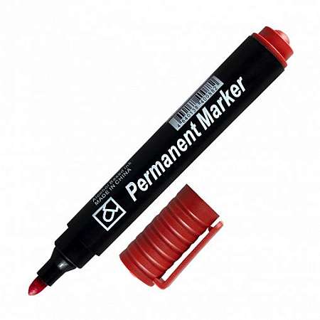 Маркер строительный красный 144-0014