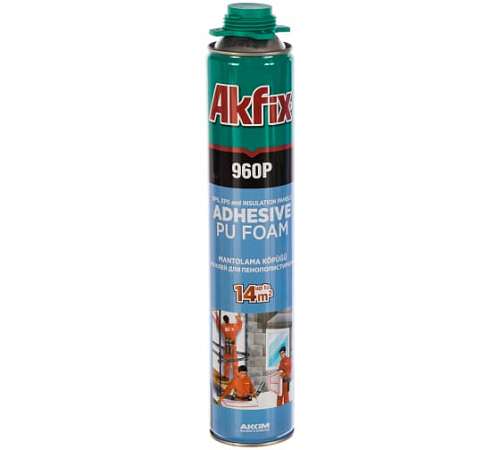 Клей пена профессиональная всесезонная Akfix 960Р 800мл FA009