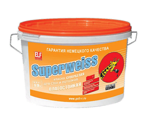 Краска Poli-R Superwiess 14кг (8200/9913)