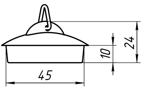 Пробка для раковины АНИ M300