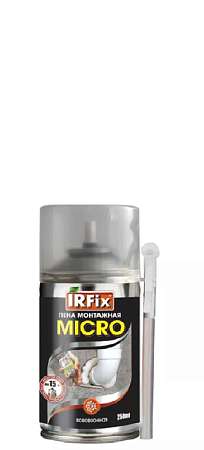 Пена монтажная IRFIX Micro 250мл бытовая всесезонная 10024