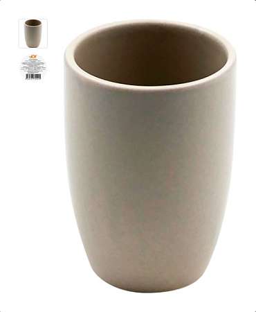 Стакан керамический Joy Home бежевый 13083