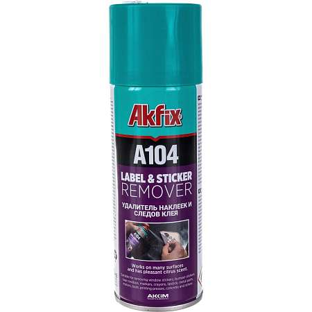 Очиститель наклеек Akfix A104, 200мл, YAC104