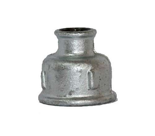 Муфта переходная 3/4"х1/2" (20х15мм) оцинкованная 