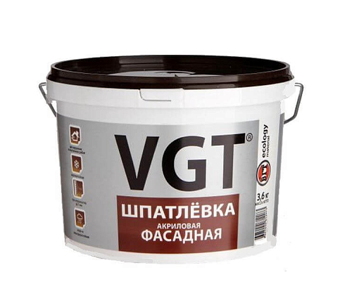 Шпатлевка "ВГТ" фасадная  3,6 КГ