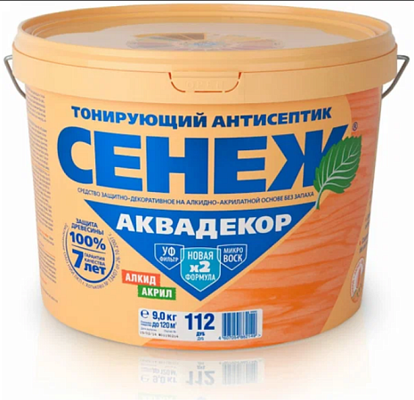 Сенеж Аквадекор 9кг Дуб  Сенеж Аквадекор 9кг Дуб
