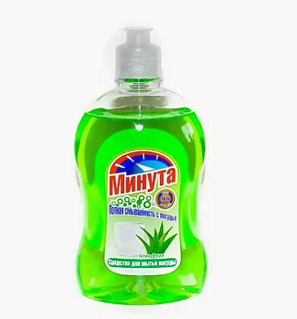 Средство для мытья посуды  "Help" Минута 500мл. Алоэ 2-0167 (12)