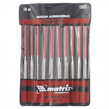 Набор надфилей  Matrix  10 алмазных арт 15835