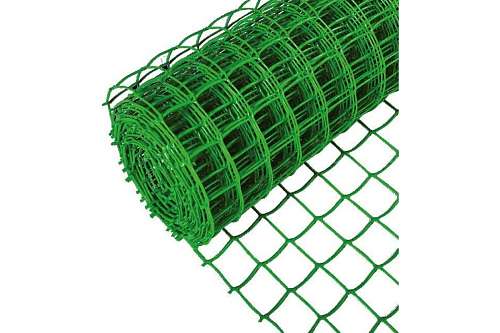 Сетка заборная садовая РемоКолор, пластиковая, ячейка 50x50мм, высота 1м, длина 20 м 66-0-018