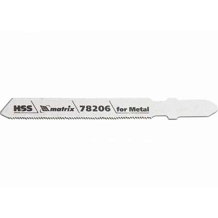 Пилка для лобзика "Matrix" T118G (3шт) по металлу 78206
