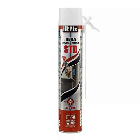 Пена монтажная IRFIX STD 750мл бытовая лето 10003