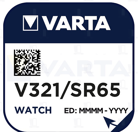 Батарейка часовая Varta 321, SR616SW Silver Oxide 1.55V