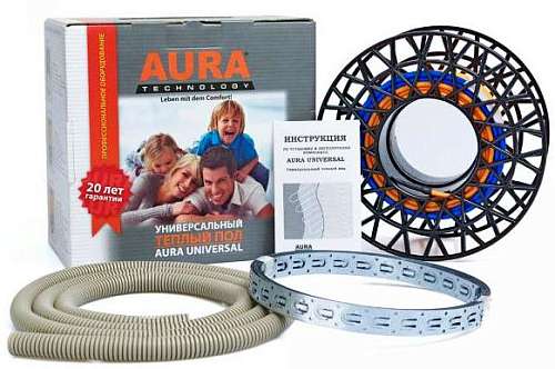 Секции нагревательного кабеля AURA UNIVERSAL LTL 80/1000  10.0м2