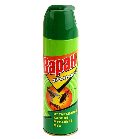 Дихлофос "Варан" 440мл. универсальный от всех насекомых  6-169